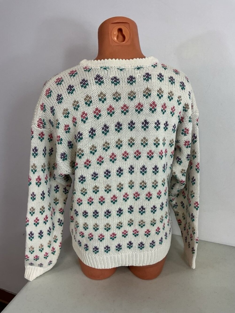 Northern Isles Vintage Cow Sweater Farm Cottagecore Women’s Medium - Picture 4 of 5